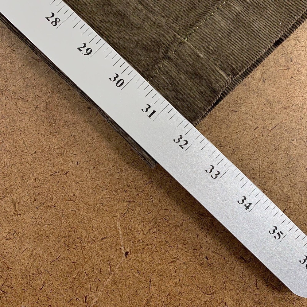 Pilcro Womens Size 24 Regular Olive Green Corduroy Gwen Wide Leg Pant NWT - Picture 6 of 8